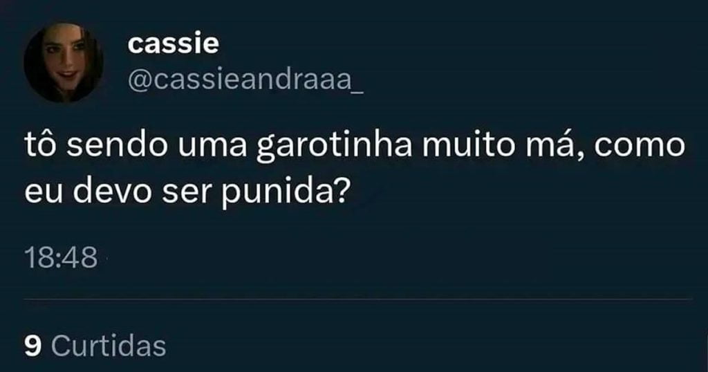 Como punir uma garota má