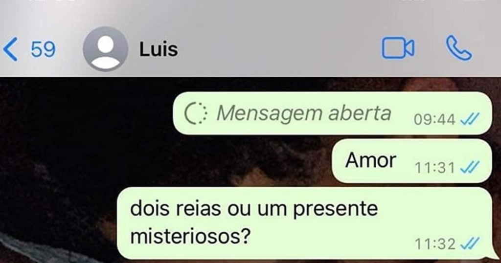 Dois reais ou um presente misterioso? Dois reais ou um presente misterioso?