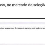 Enquanto isso, no mercado de seleção de trabalho
