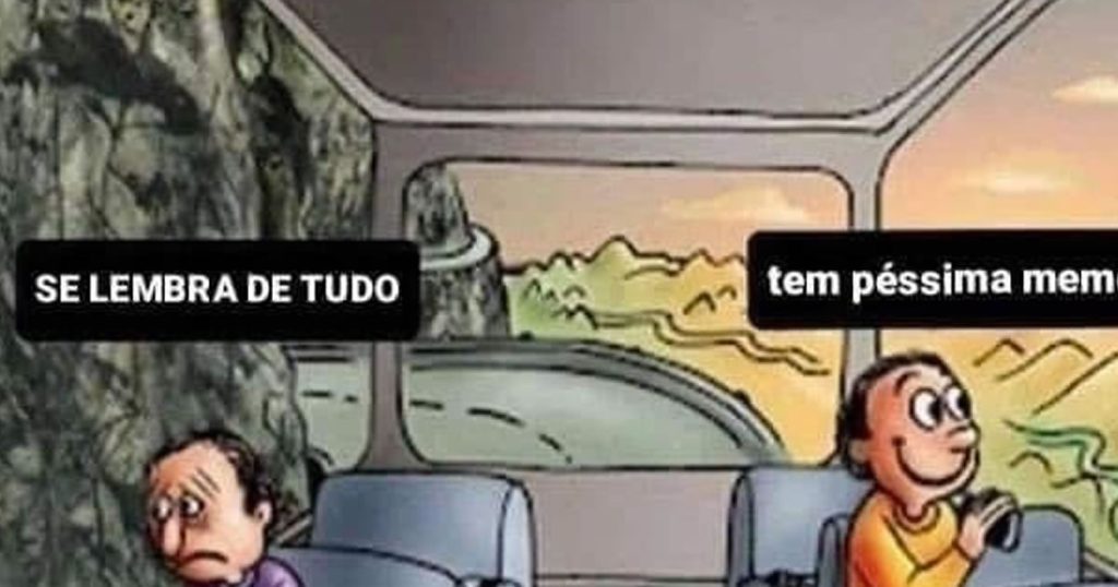 Existem dois tipos de pessoas: as que lembra de tudo e as que esquecem de tudo Existem dois tipos de pessoas: as que lembra de tudo e as que esquecem de tudo