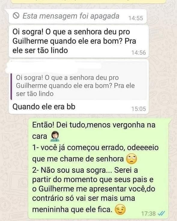 Isso é uma sogra ou um leão bravo?