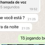 Mando logo foto que é pra não ter desconfiança