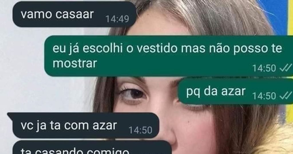 Quando for casar não pode mostrar o vestido Quando for casar não pode mostrar o vestido