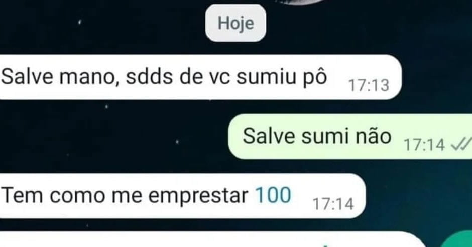 Quando um amigo sente saudade de você