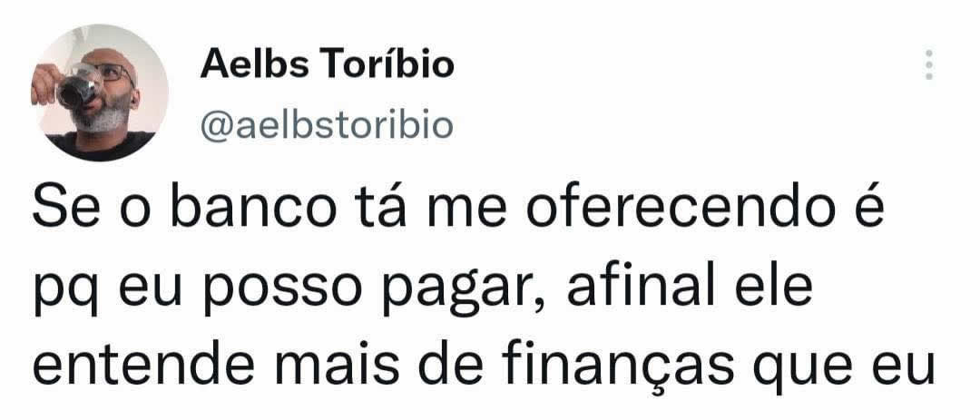 Tem sua lógica isso Tem sua lógica isso