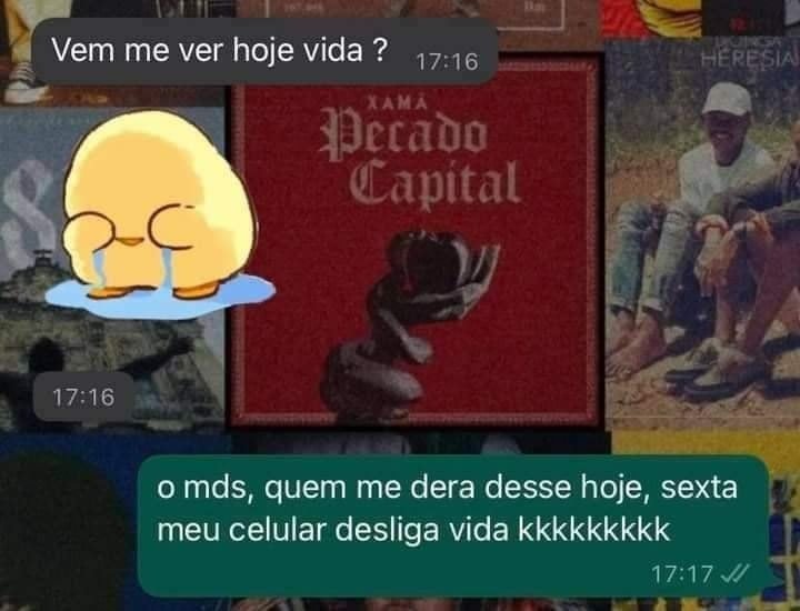 Aquela desculpa esfarrapada