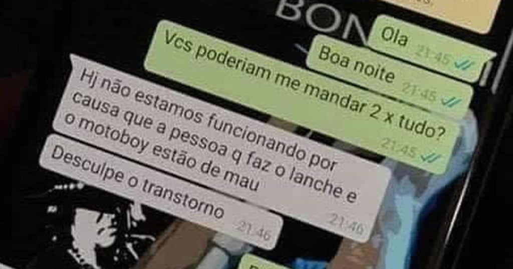 Hoje não estamos trabalhando porque estamos de mau Hoje não estamos trabalhando porque estamos de mau