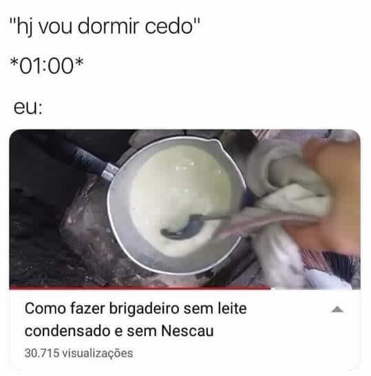 Hoje vou dormir cedo