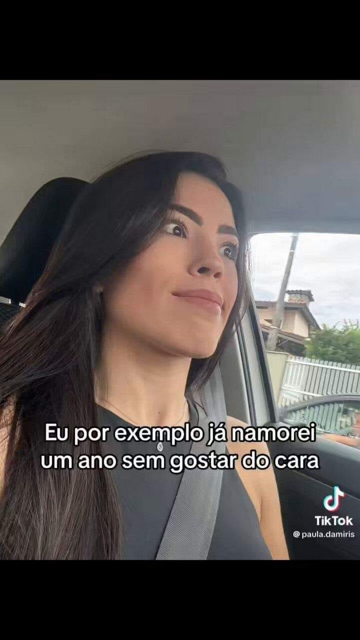 Já namorei um ano sem gostar do cara