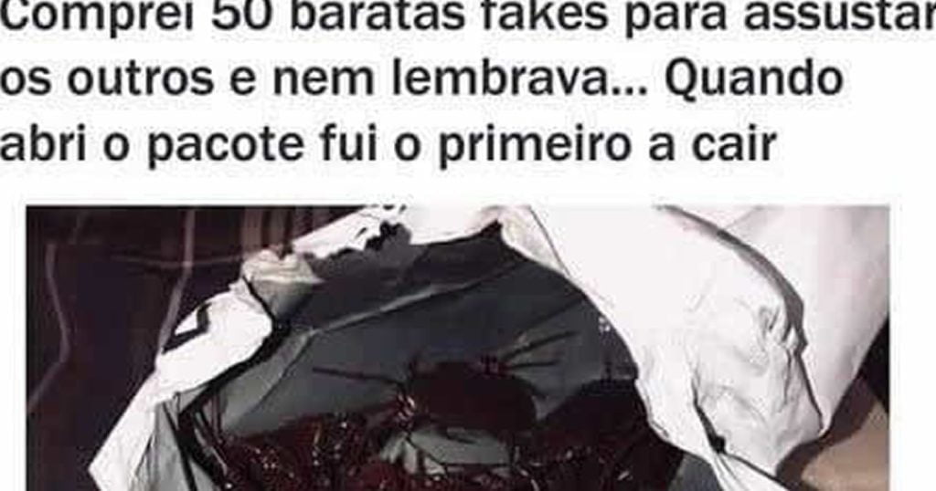 Quando se faz uma compra e esquece