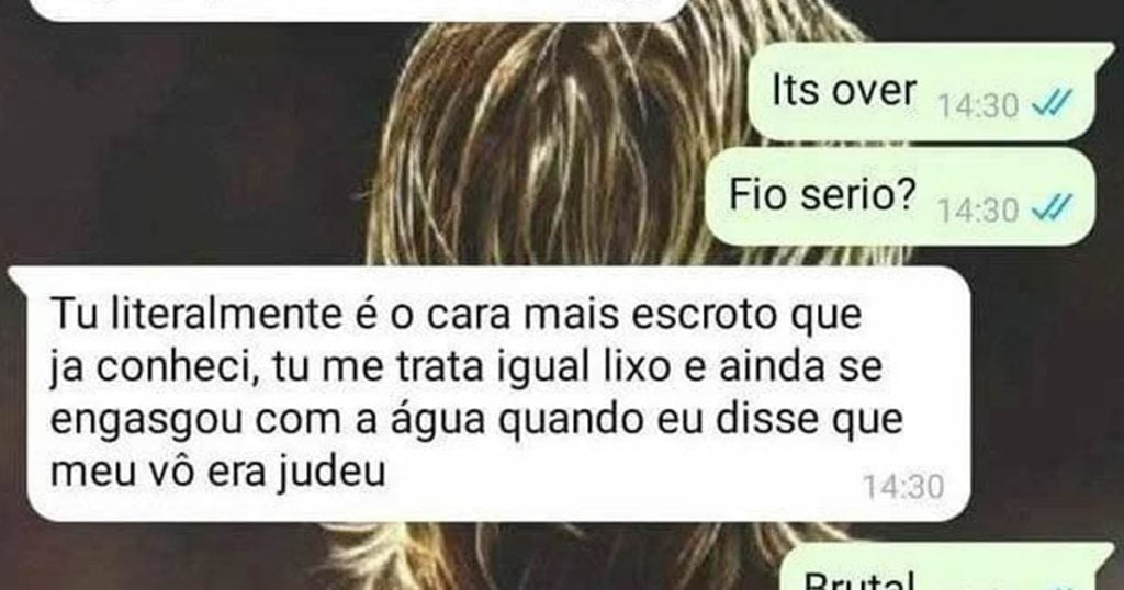 Quando seu namorado usa gíria idiota