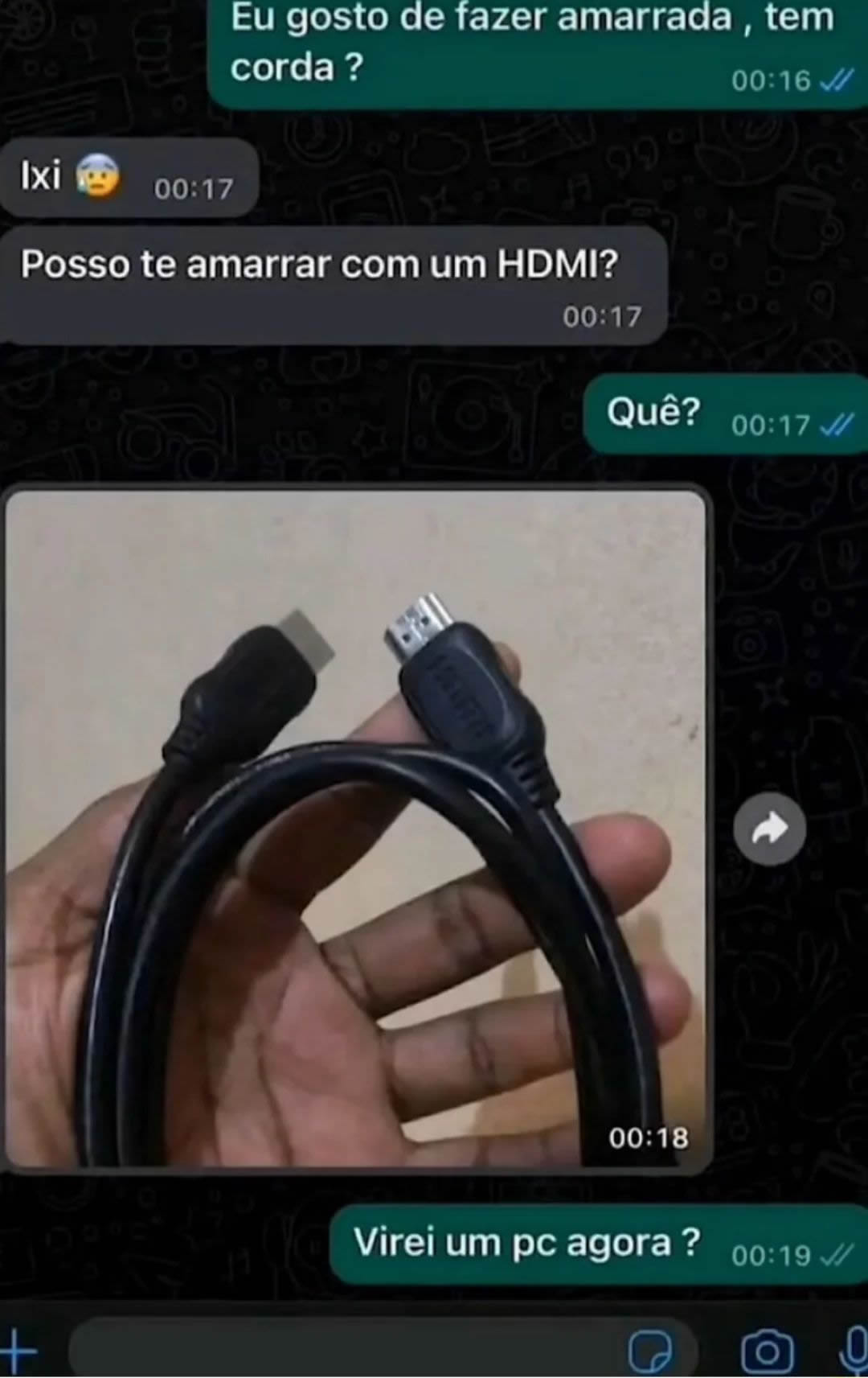 Um novo modo de uso de cabo HDMI