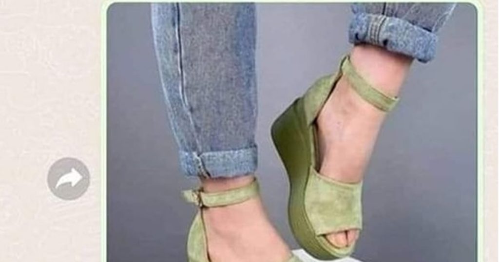Como eu ficaria com esse sapatos?