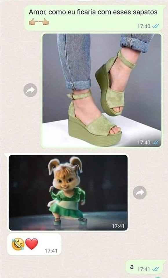 Como eu ficaria com esse sapatos?