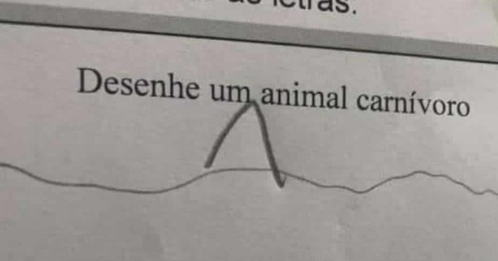Desenhe um animal carnívoro