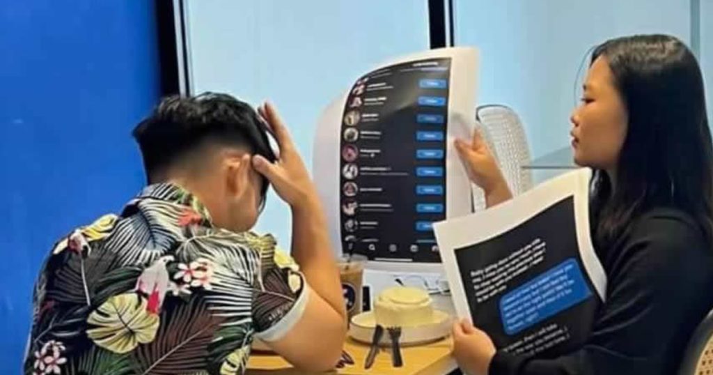 Esse cara está com problema serio