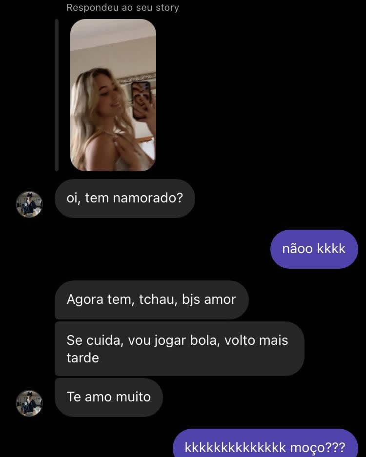 Esse rapaz não perdeu tempo Esse rapaz não perdeu tempo