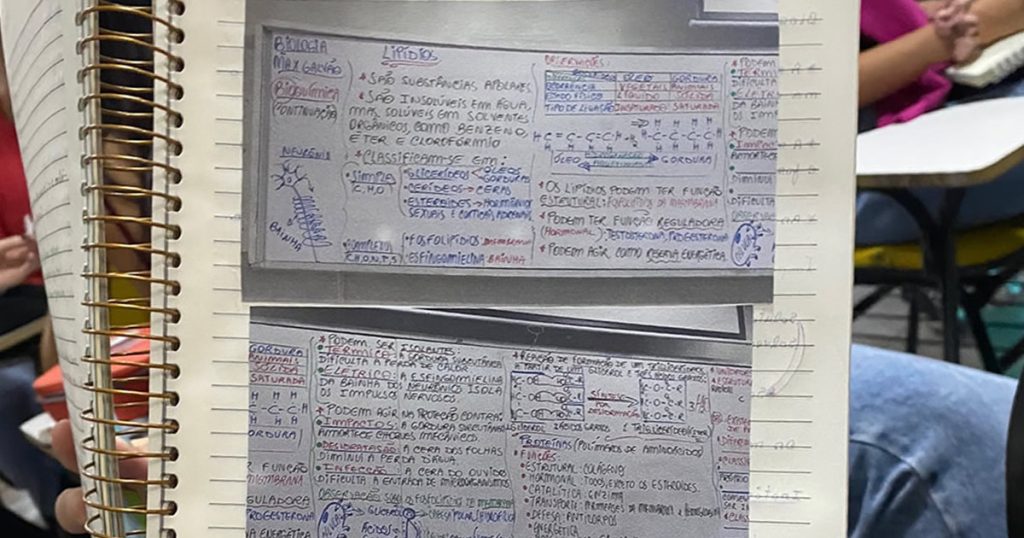 Um novo jeito inovador de fazer anotações em seu caderno Um novo jeito inovador de fazer anotações em seu caderno