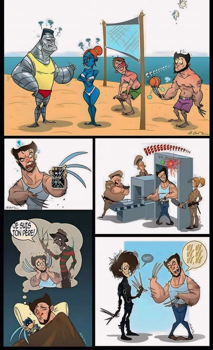 Não é fácil para o Wolverine