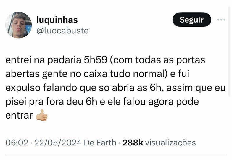 O dilema das padarias e seus horários precisos O dilema das padarias e seus horários precisos
