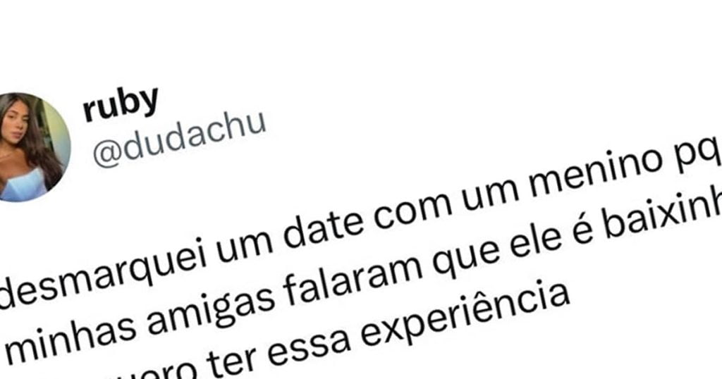 Quando o menino é baixinho Quando o menino é baixinho
