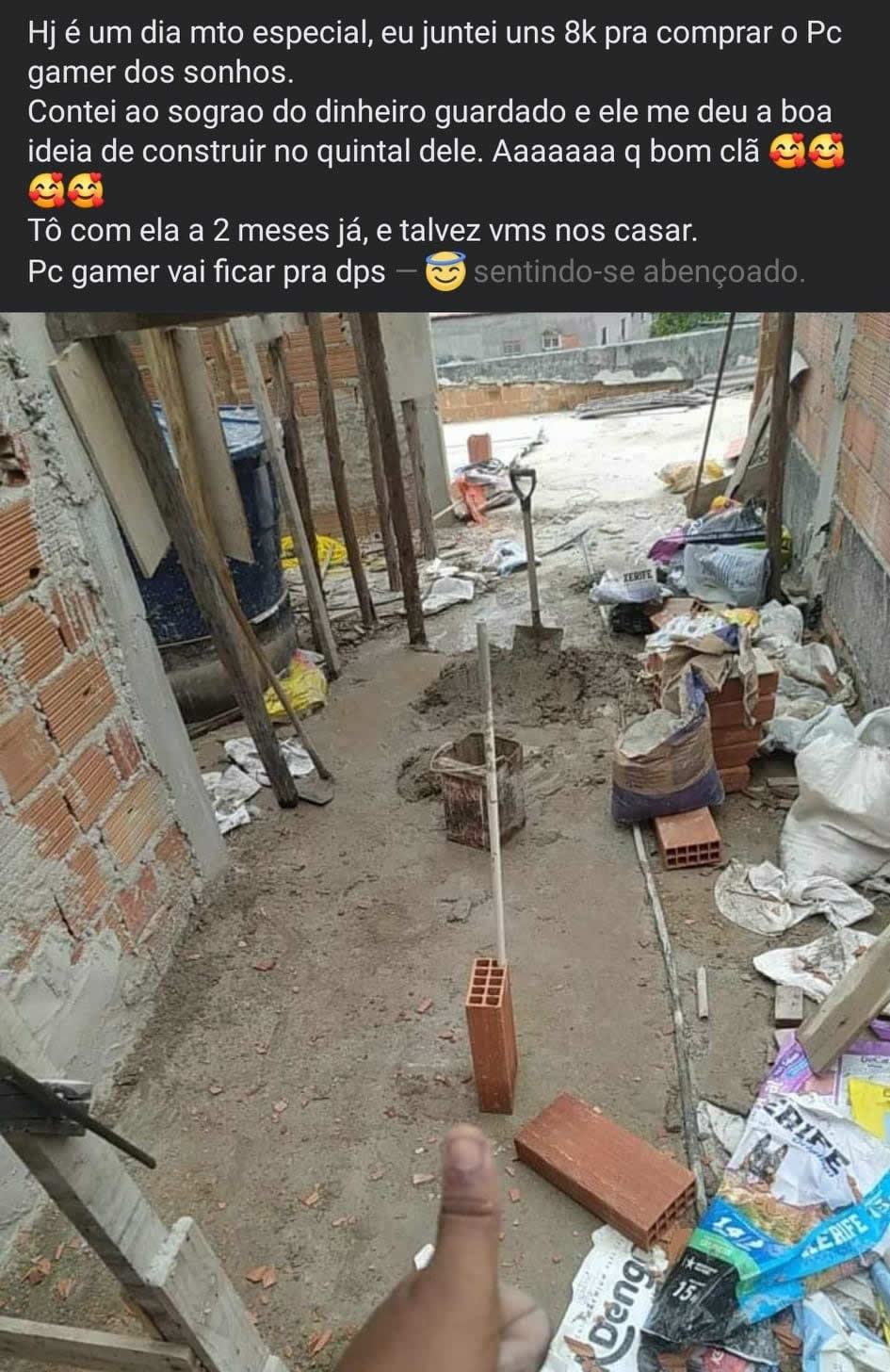 Quando o sogro te dá uma ótima ideia Quando o sogro te dá uma ótima ideia