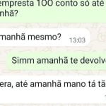 Quando seu amigo pede dinheiro emprestado