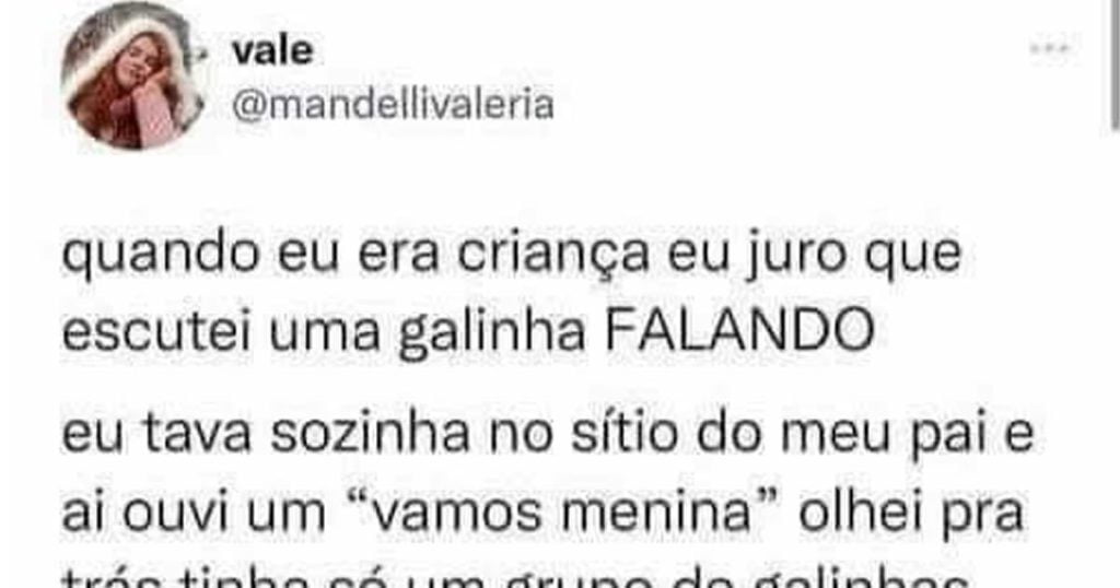 Quando uma galinha fala com você Quando uma galinha fala com você