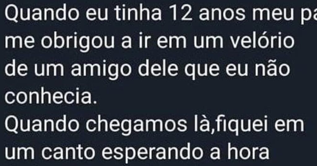 Uma historia assustadora de uma criança de 12 anos Uma historia assustadora de uma criança de 12 anos