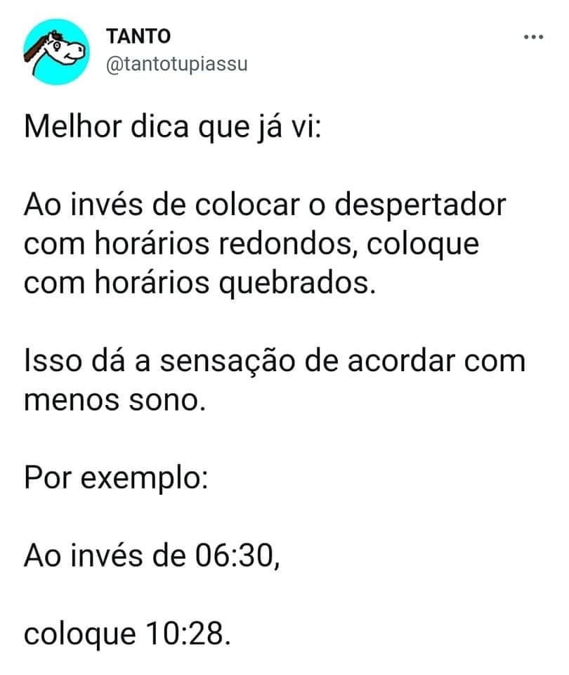 Dica de como acordar sem sono