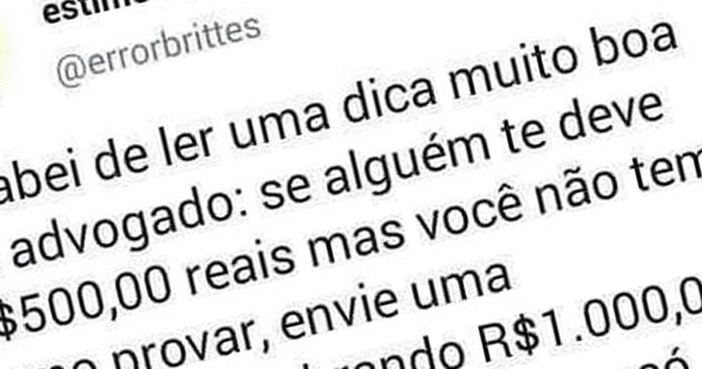 Dica de como provar que a pessoa te deve