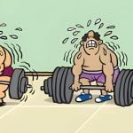 Enquanto isso na academia