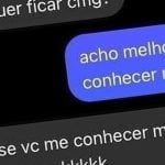 Fica comigo agora ou nunca mais