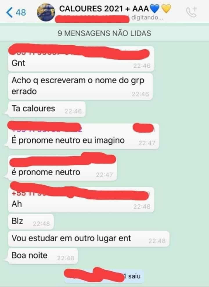 Nome do grupo errado: Caloures Nome do grupo errado: Caloures