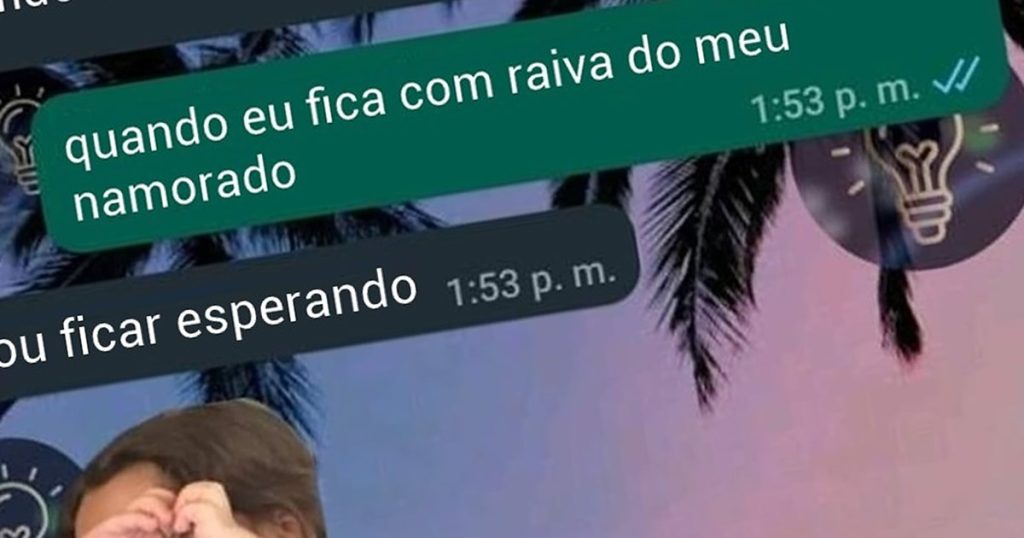 Quando você está com raiva do namorado Quando você está com raiva do namorado