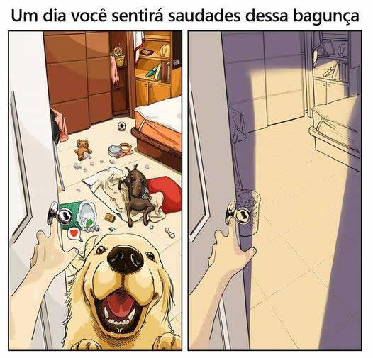 Um dia você sentirá saudades dessa bagunça