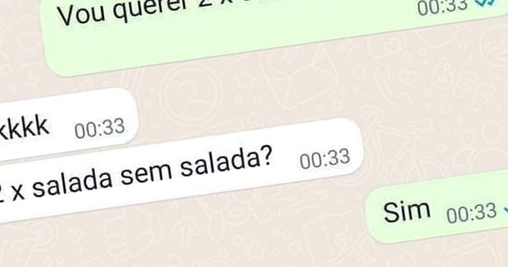 Um pedido inusitado Um pedido inusitado