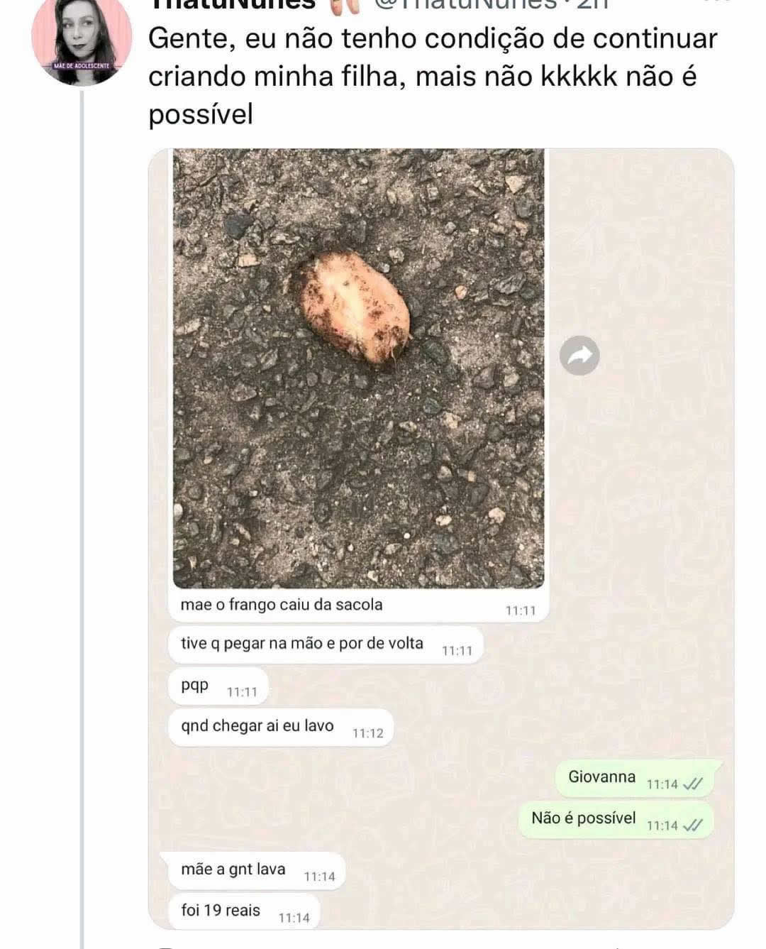 Aquele frango que custou 19 reais Aquele frango que custou 19 reais