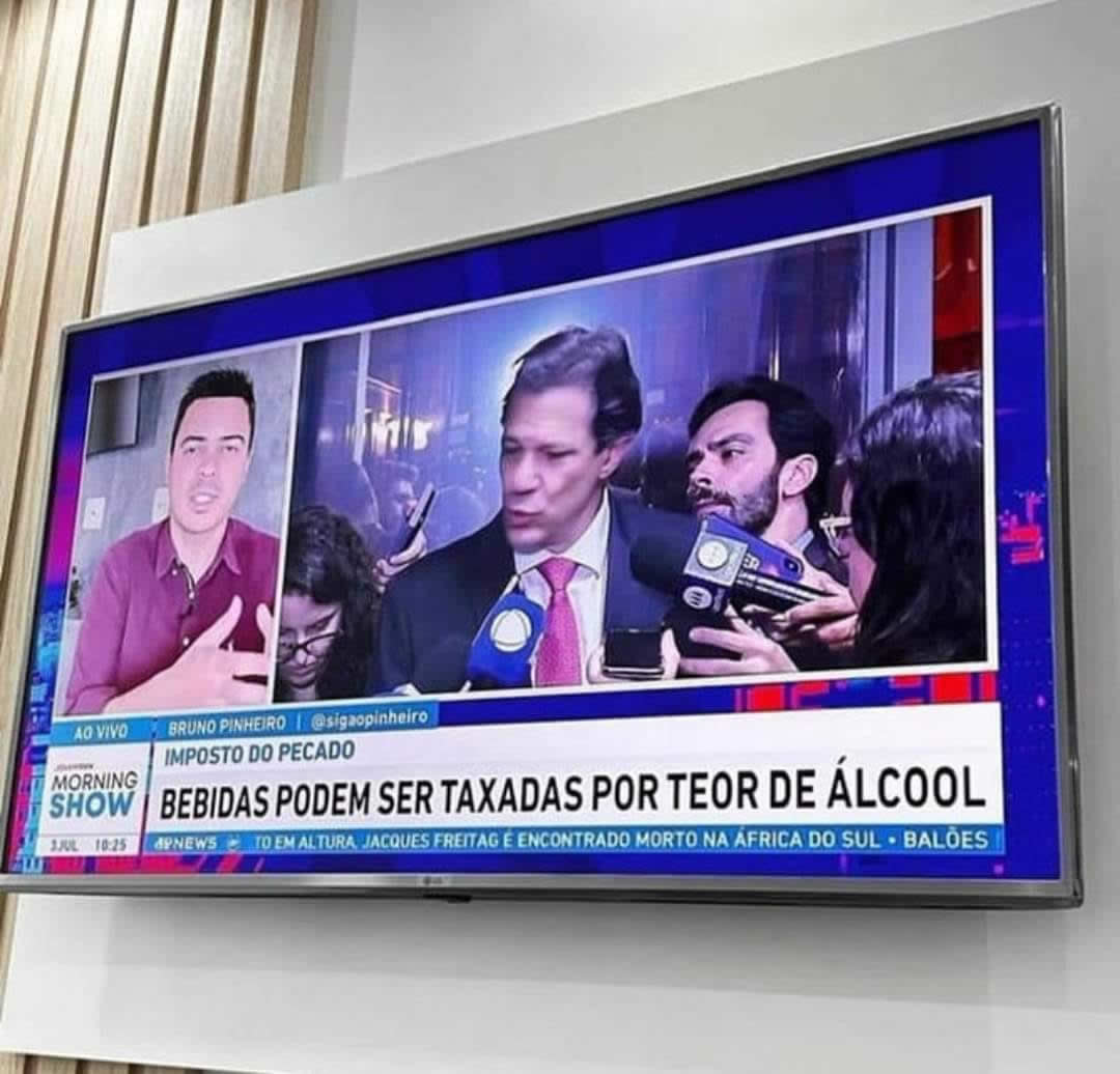 Bebidas podem ser taxadas