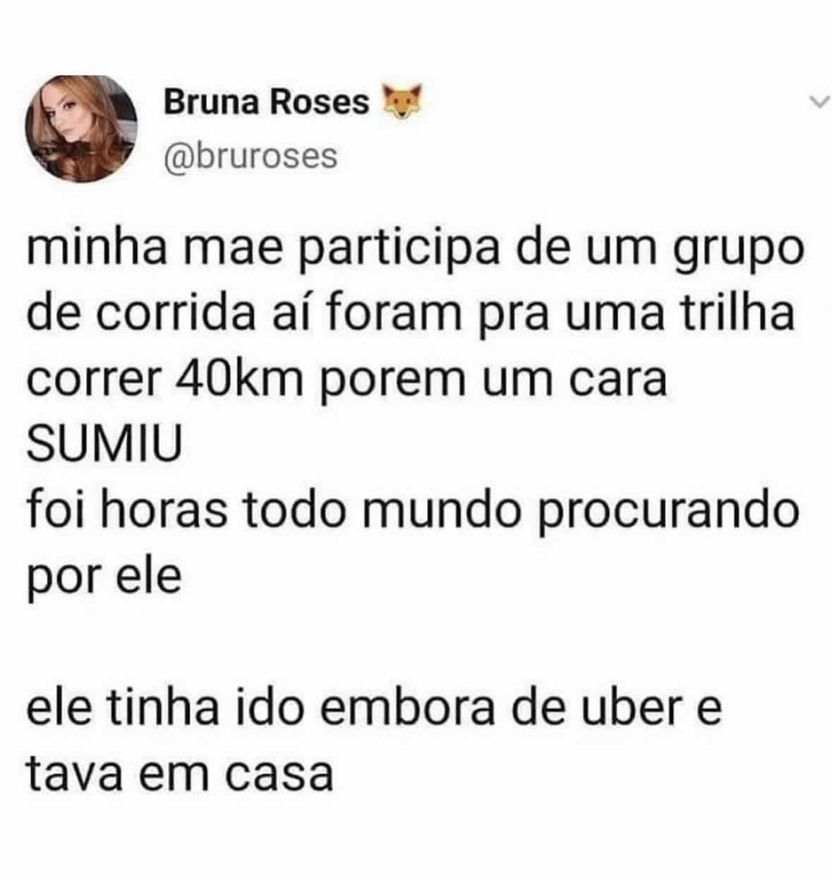 Em um grupo de corrida