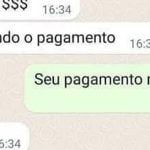 Esperando o pagamento