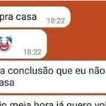 Eu não gosto mas de sair de casa