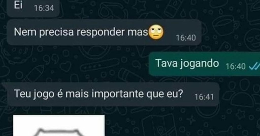 Eu sou mais importante que o seu jogo?