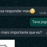 Eu sou mais importante que o seu jogo?