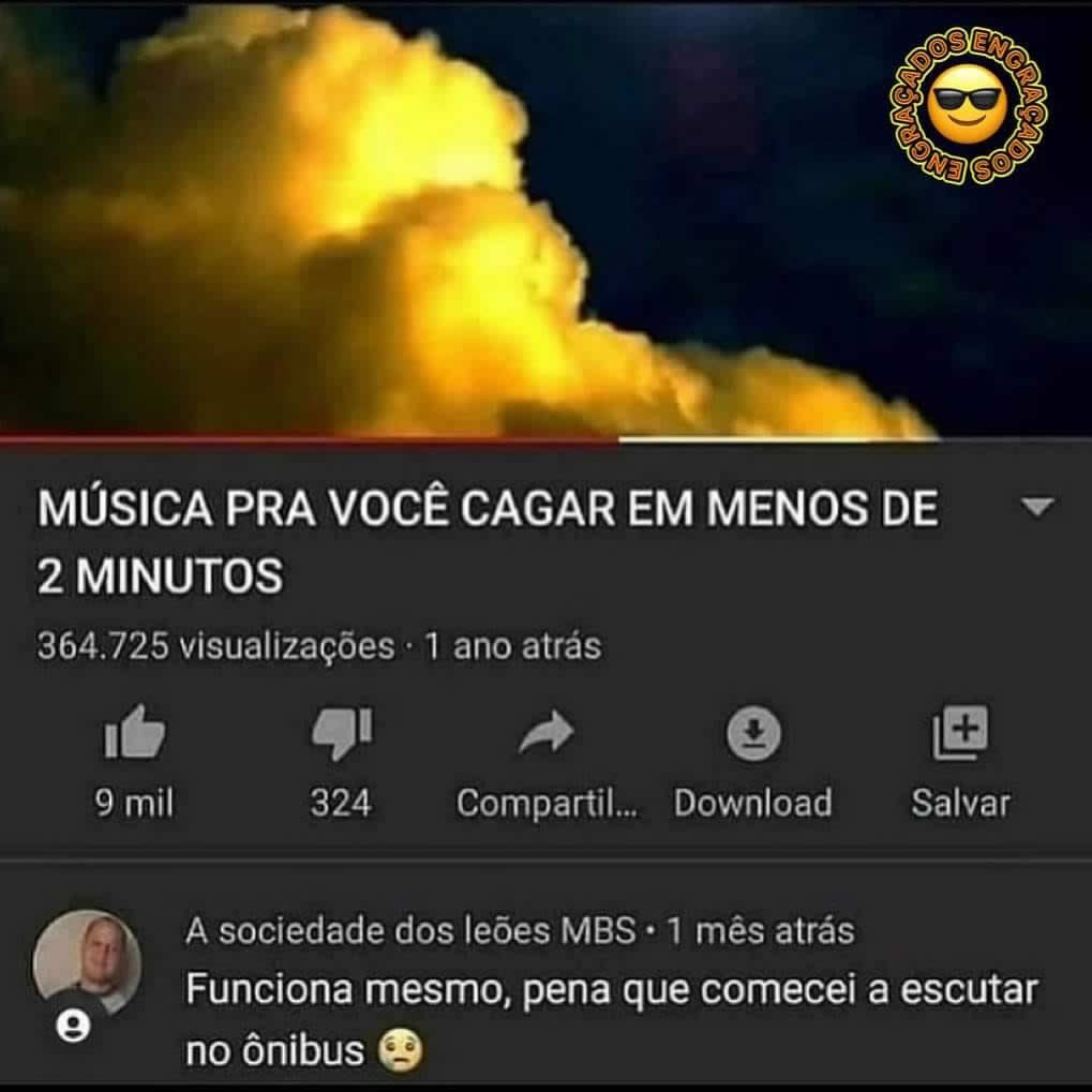 Música pra você cagar rápido