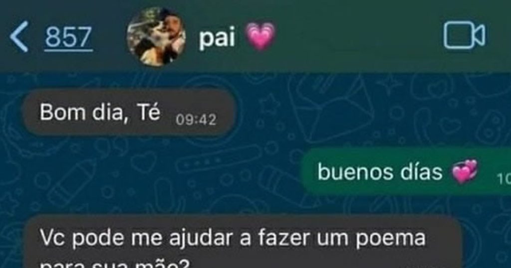 Pai humano e mãe vampira