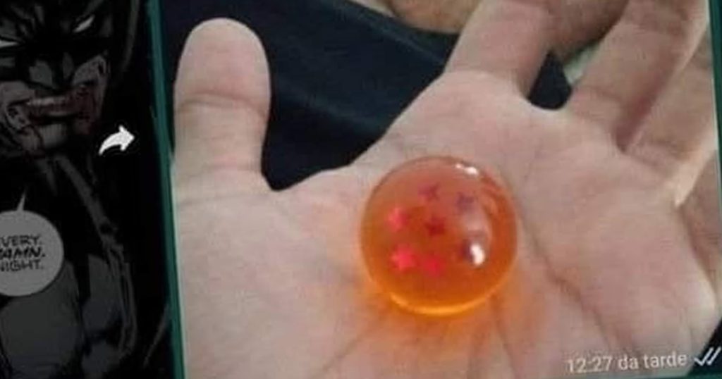 Quando a pessoa não sabe o que é uma esfera do dragão Quando a pessoa não sabe o que é uma esfera do dragão