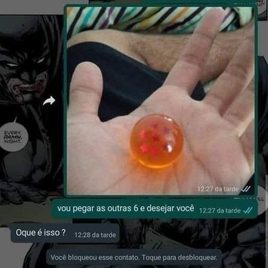 Quando a pessoa não sabe o que é uma esfera do dragão Quando a pessoa não sabe o que é uma esfera do dragão