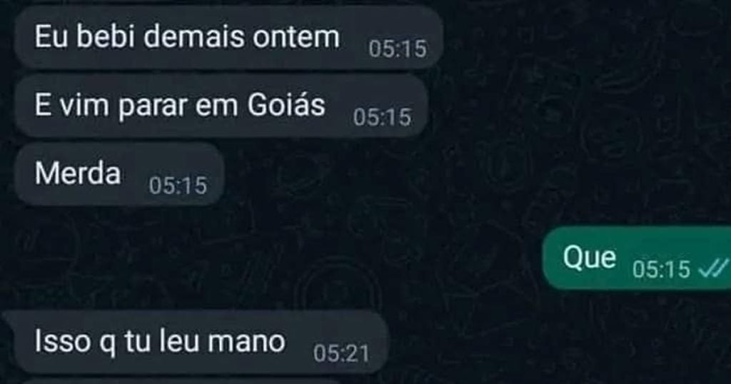 Quando você bebe demais