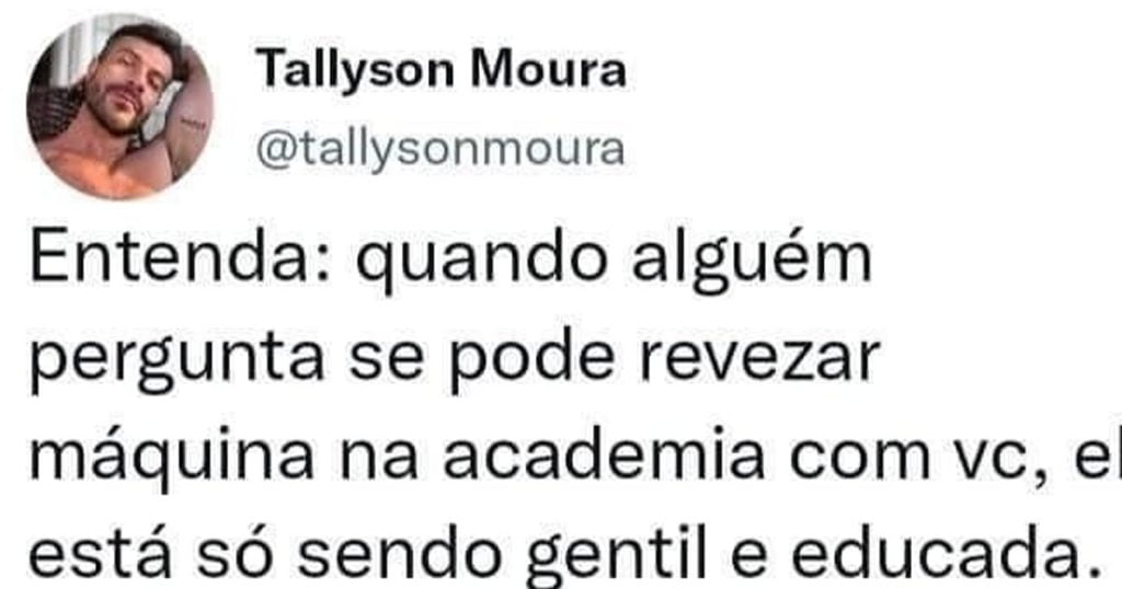 Sobre perguntar se pode revezar na academia Sobre perguntar se pode revezar na academia